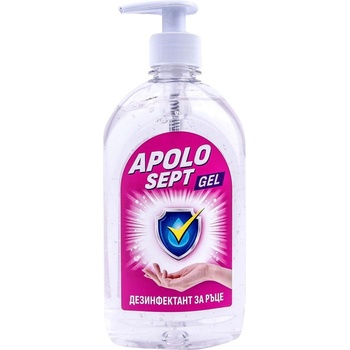 Apolo Sept Дезинфекциращ препарат за ръце Apolo Sept, гел, с помпа, 500 (5070200063)