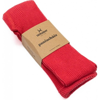 dětské punčocháče LENKA 100% bavlna červená