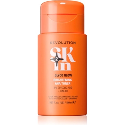 Revolution Beauty Be Bright Glow 5% Glycolic Acid Brightening AHA Toner озаряващ тоник 150ml