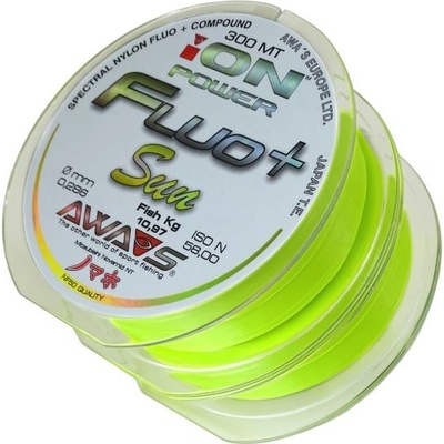 Awa-shima Ion Power Fluo+ Sun 2x300 m 0,331 mm 16,2 kg – Zboží Dáma