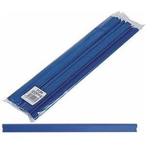 DONAU A4/6mm blue slide-in spines (10)