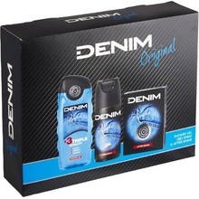 Denim Original voda po holení 100 ml + sprchový gél 250 ml + deospray 150 ml darčeková sada