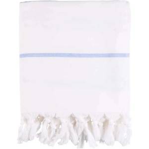 SEA RANCH Хавлиена кърпа Sea ranch Long Beach towel - White (White / SR Navy)