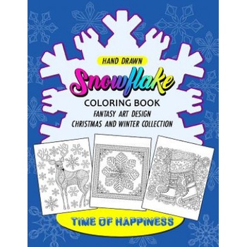SnowFlake Coloring Book: Happy Merry Christmas Design for Adults | Balloon Publishing