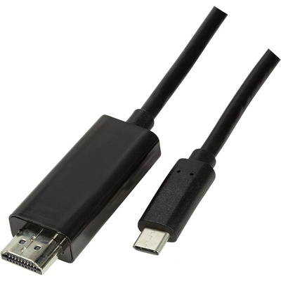 LogiLink USB 3.2 Gen 1x1 USB-C M към HDMI 2.0 кабел, 1, 8 м