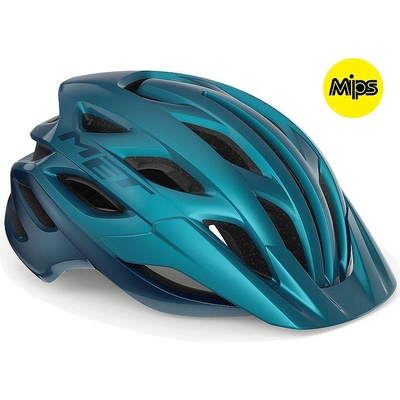MET Veleno Mips Teal Blue Metallic 2022