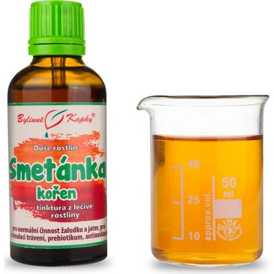 Púpava lekárska koreň bylinné kvapky tinktúra duša rastlín 50 ml