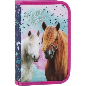 Image 1 of DERFORM - Празен несесер с 1 цип Horses 23 87594