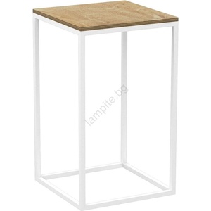 Luminex Стойка за цветя 40x24 см, бяла (LU0406)