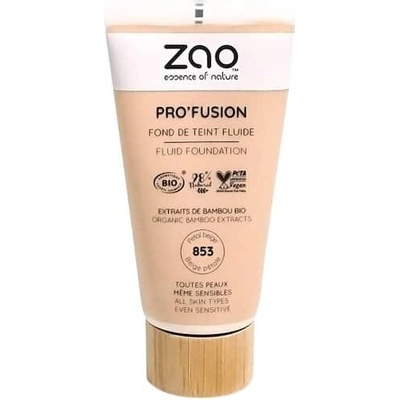 ZAO Pro'fusion Fluid Foundation make-up 853 Petal beige 30 ml