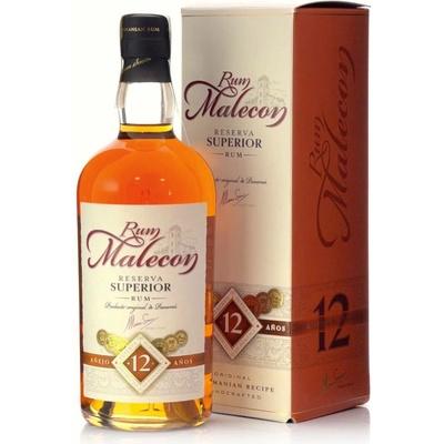 Malecon Reserva Superior Anejo 12y 40% 0,7 l (karton)
