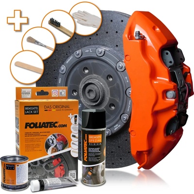 Foliatec Barva na brzdy, sada - Flame Orange