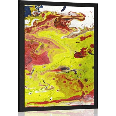 Plakát akrylová abstrakce - 60x90 no frame