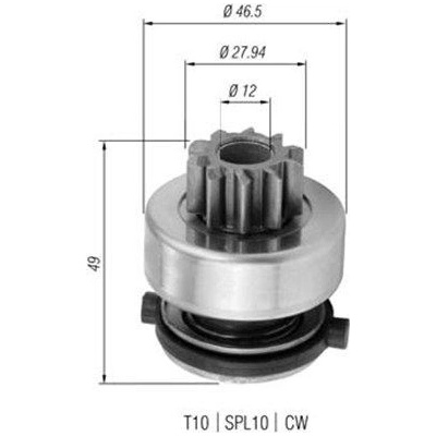 Pastorek, startér MAGNETI MARELLI 940113020357