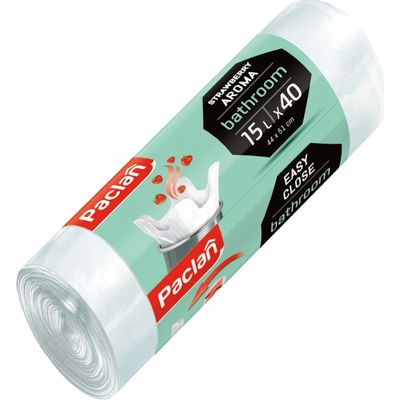 Paclan Aroma Kúpeľňa 15 l 8 µm 40 ks jahoda