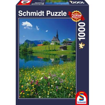 SCHMIDT Inzell Einsiedlhof a kostel sv. Mikuláše 1000 dílků