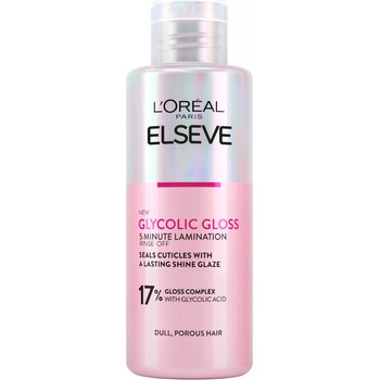 L'Oréal Paris Elseve Glycolic Gloss 5 Minute Lamination obnovující péče pro lesklé vlasy 200 ml