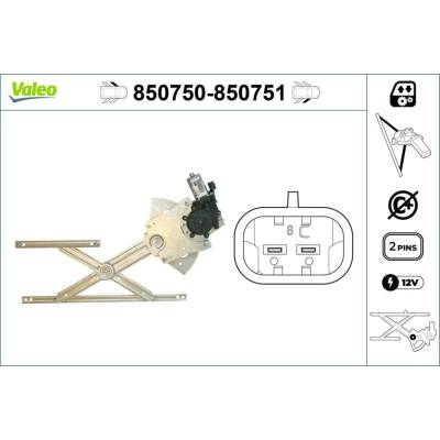Zvedací zařízení oken VALEO 850750