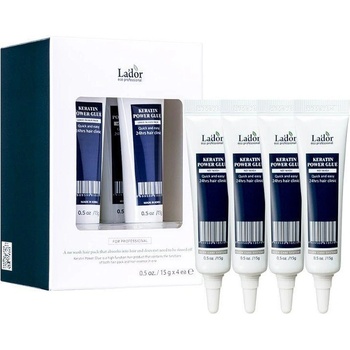 La'dor Ампула - серум за коса с екстракт от охлюв и колаген 4x15g LADOR Keratin Power Glue