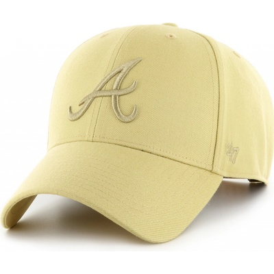 47 Brand Atlanta Braves Atlanta Braves '47 MVP SNAPBACK Light Gold