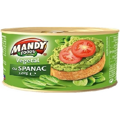 Mandy Rastlinná paštéta so špenátom 120 g