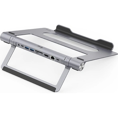i-Tec Metal Cooling Pad for notebooks (up-to 15.6”) + USB-C Docking Station (PD 100W) C31METALDOCKPADPD