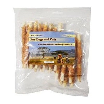 For Dogs and Cats Tyčinka z buvolí kůže s kuřecím masem 250 g