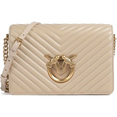 Pinko dámská kožená crossbody kabelka 100063 A0GK C50Q