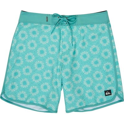 Quiksilver Бански гащета Quiksilver Surfsilk Scallop 18´´ swimming shorts - Green (Aqua Ocean Mayhem)
