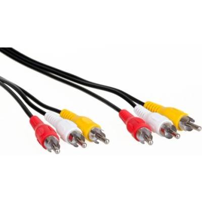 Acoustique Quality KVK020 - кабел 3x RCA - 3 x RCA kompozit AV 2, 0 m (059696)