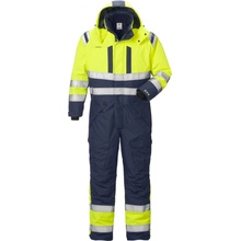 Fristads 8015 GTT Výstražná Airtech zimná kombinéza fluorescenčná žltá/námornícka modrá S