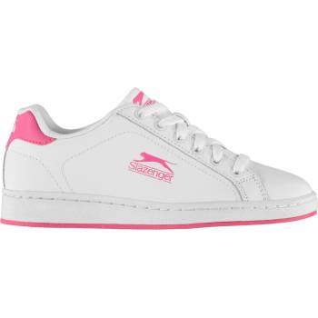 Image 1 of Slazenger Юношески маратонки Slazenger Ash Lace Trainers Junior - White/Cerise