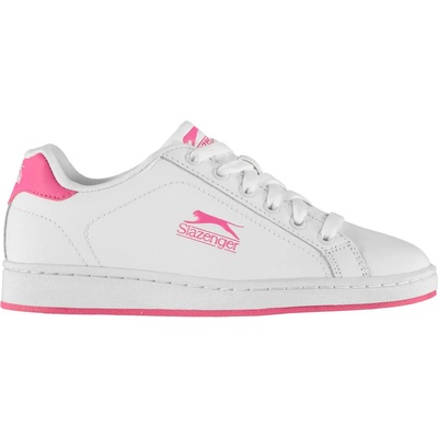 Slazenger Юношески маратонки Slazenger Ash Lace Trainers Junior - White/Cerise