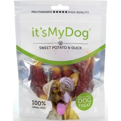 It's My Dog It’s My Dog Duck & Sweet Potato - Беззърнено лакомство за кучета с патица и сладък картоф 85гр