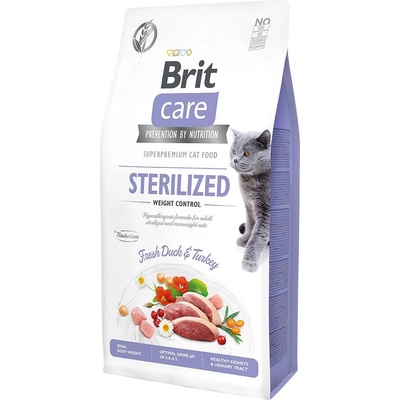 Brit Care Cat Grain-Free Sterilized Weight Control 2 x 7 kg