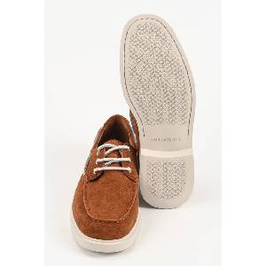 Karl Lagerfeld мокасини мъжки от велур Kori (KL21422.533)