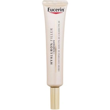 Eucerin Hyaluron-Filler + Elasticity SPF20 околоочен крем против бръчки за зряла кожа 15 ml за жени