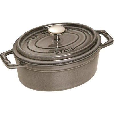 Staub Hrniec oválny 15cm sivý 600ml