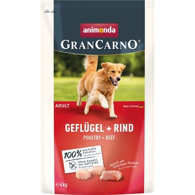 Animonda Gran Carno Adult drůbež a hovězí maso 2 x 4 kg