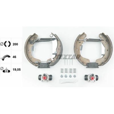 Sada brzdových čeľustí TEXTAR Shoe Kit Pro 84058200