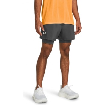 Under Armour Launch 5'' 2-IN-1 shorts M 1382640-025 gray
