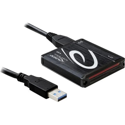 Delock DeLOCK USB 3.0 четец за SD карти, черен (91704)