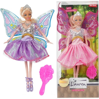 Toi Toys Bábika Fairy s trblietavými krídlami