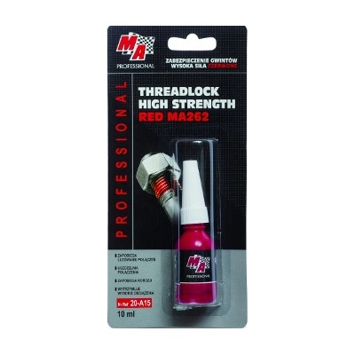 MA PROFESSIONAL ZÁVITOVÉ LEPIDLO ČERVENĚ - SILNÉ 10 ml
