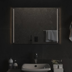 vidaXL LED огледало за баня, 60x80 см (3154051)