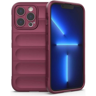 SES Protišmykové silikónové ochranné Apple iPhone 11 Pro Max - Vínové