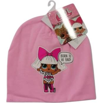 dívčí čepice jaro/podzim LOL růžová