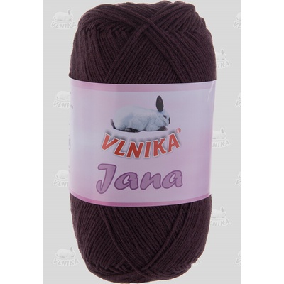 VLNIKA Příze Jana Varianta: 65 tmavě hnědá