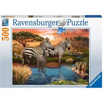 Image 1 of Ravensburger Пъзел Ravensburger от 500 части - Зебра (17376)