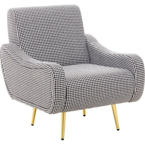 Premier Housewares Черно-бял кресло Holli - Premier Housewares (5528187)